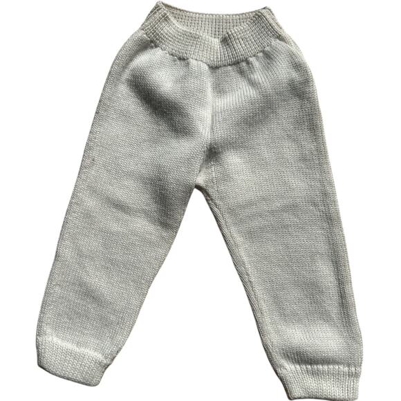 Oso & Me | “Baker Baby Pant” Joggers Cream Sz 3M Pre-Shrunk Merino Cotton Blend - Picture 5 of 5